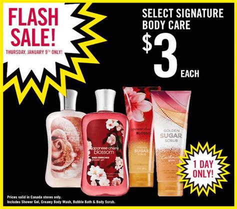 bath and body works flash sale today